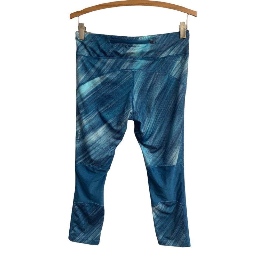 Nike Dri-Fit Blue Running Pants Medium High Rise Athletic Workout Leggings